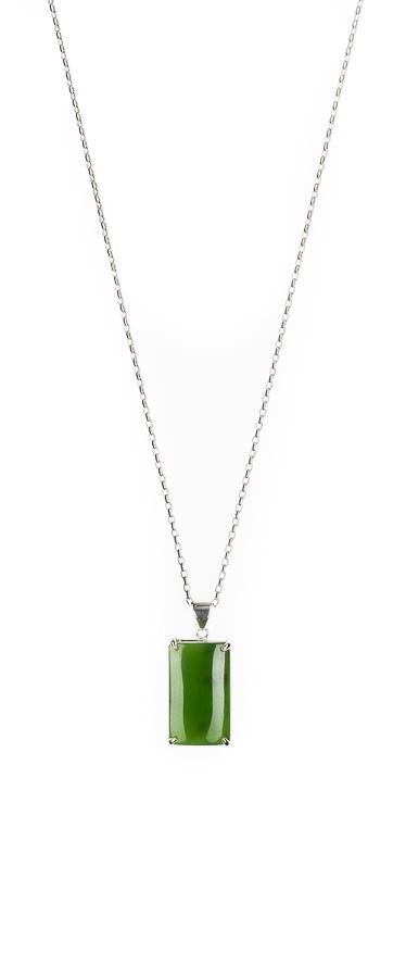 Sterling Sliver Square Pendant