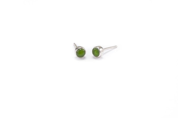 Sterling Silver Small Round Studs